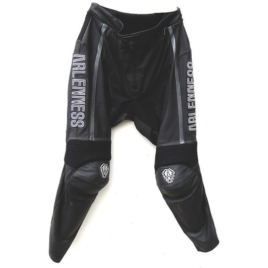 Motorcycle Leather Pants Arlen Ness LP 3259 Black Grey For Sale Online ...