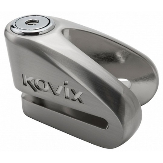 Motorcycle Lock KOVIX KVZ1 Zinc Alloy Double Anchor Pin 6 mm Silver