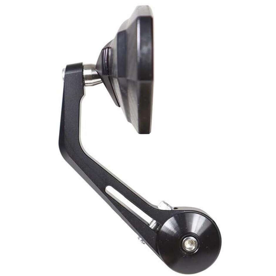 Motorcycle Mirror Bar End Chaft FLOW HANDLE Black