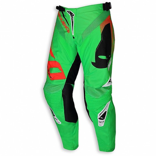 Motorcycle Pants Cross Enduro Ufo Model Sequence Green Red Neon