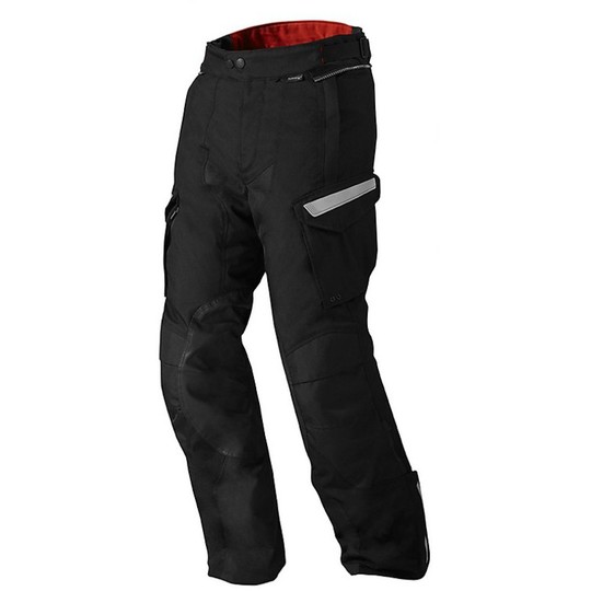 Motorcycle Pants Fabric Rev'it Sand 2 Black Shortened