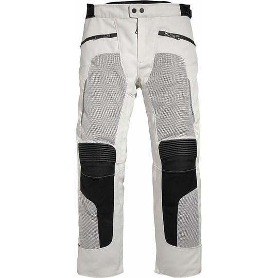 Motorcycle Pants Fabric Rev'it Tornado Silver Shortened