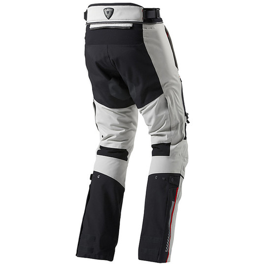 Motorcycle Pants GORE-TEX Rev'it Poseidon GTX Light Grey Shortened