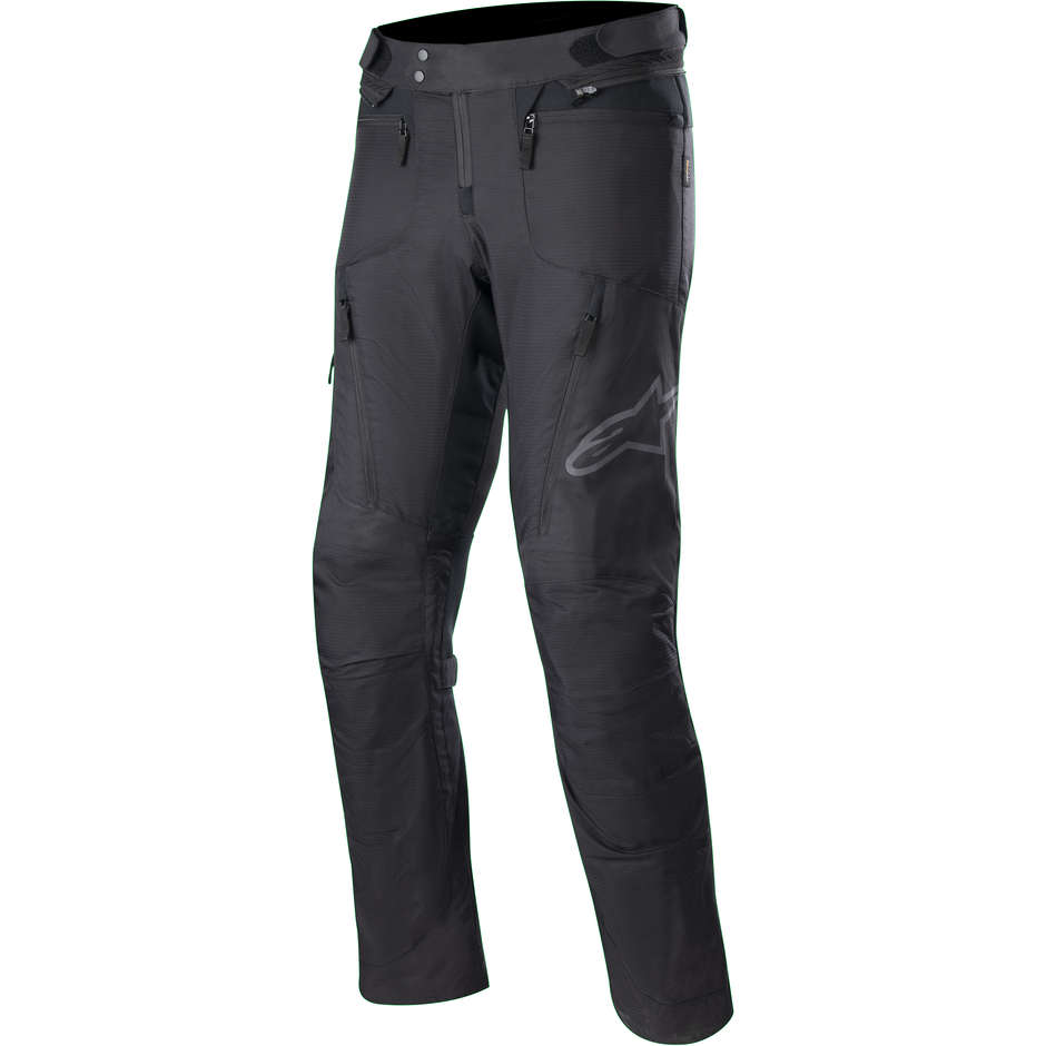 Motorcycle Pants in Alpinestars RX-3 Waterproof Black Black Fabric