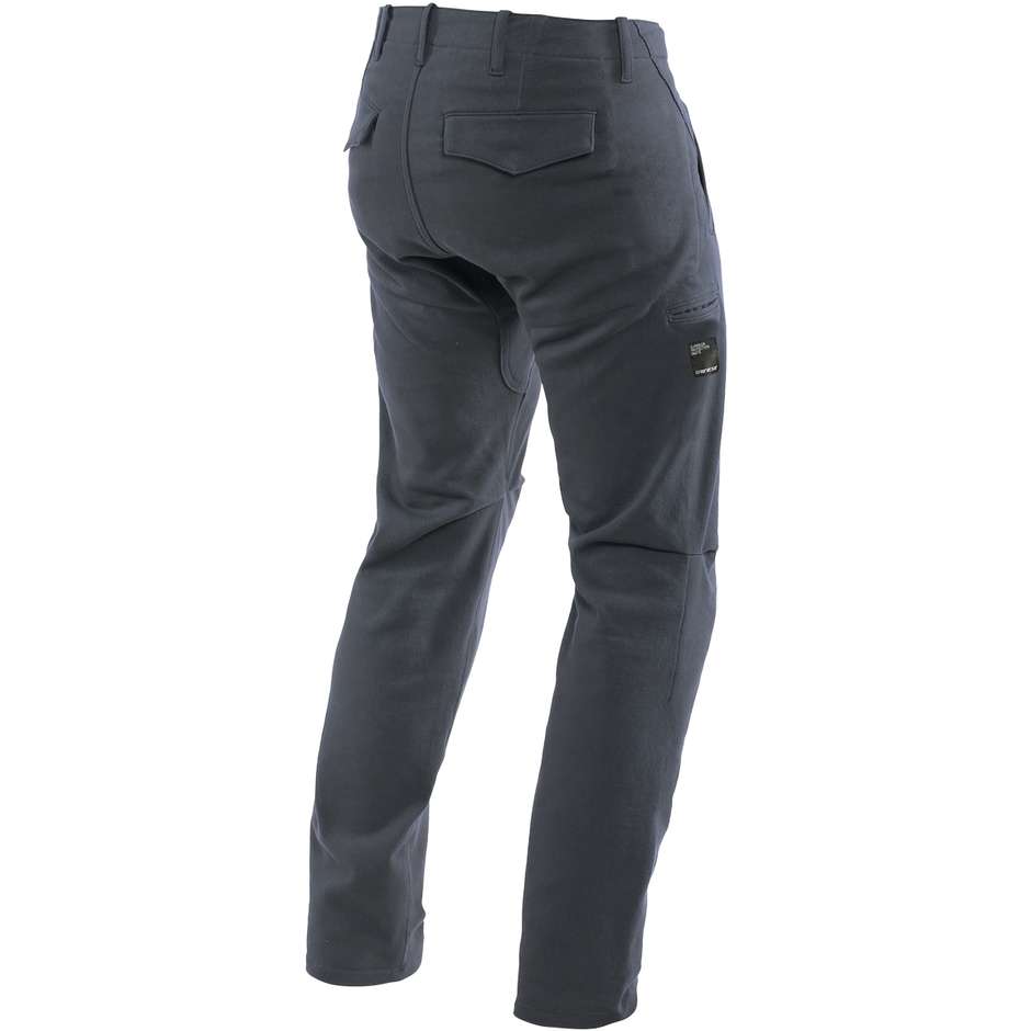 Motorcycle Pants in Dainese CHINOS Blue Fabric