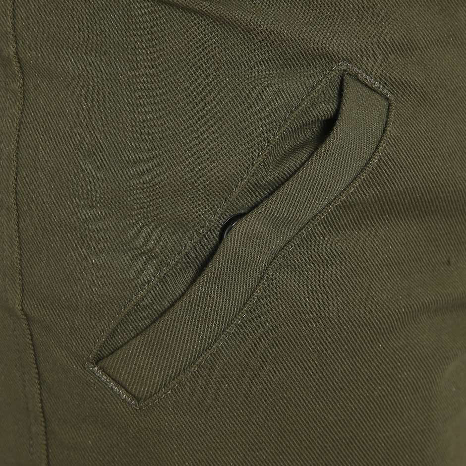 Motorcycle Pants in Dainese TRACKPANTS Olive Green Fabric
