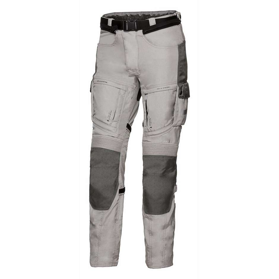Motorcycle Pants In Fabric Ixs MONTEVIDEO AIR 2 Light Gray