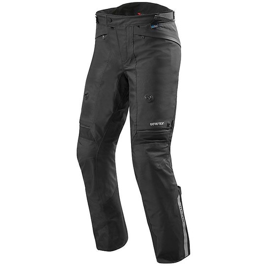 Motorcycle Pants in Fabric Touring Rev'it POSEIDON 2 GTX Stretched Black