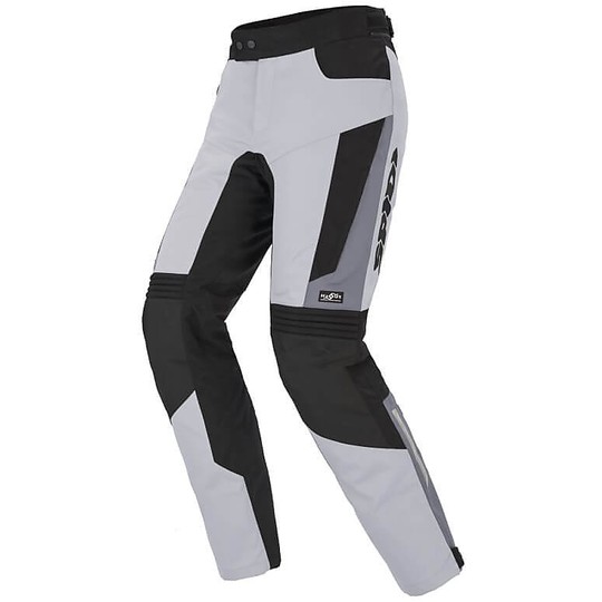 Motorcycle Pants in Spidi H2out ALPENTROPHY Pants Gray