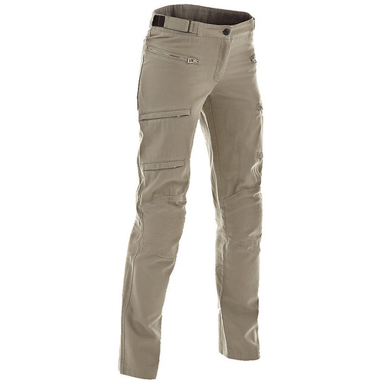 Motorcycle Pants Lady Dainese Yamato Ages Cot 2C Sand