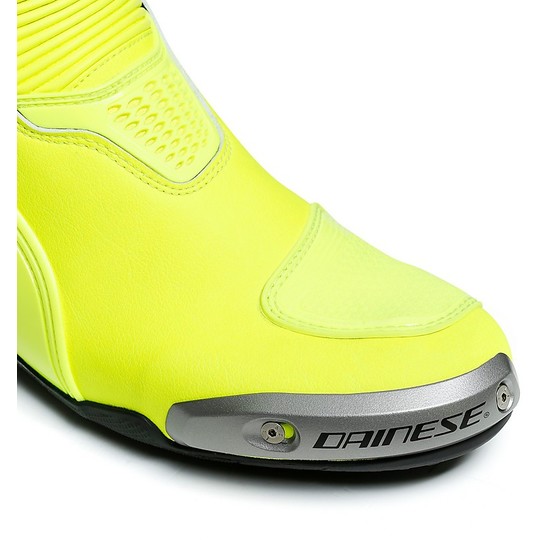Motorcycle Racing Boots Dainese TORQUE 3 OUT Yellow Fluo