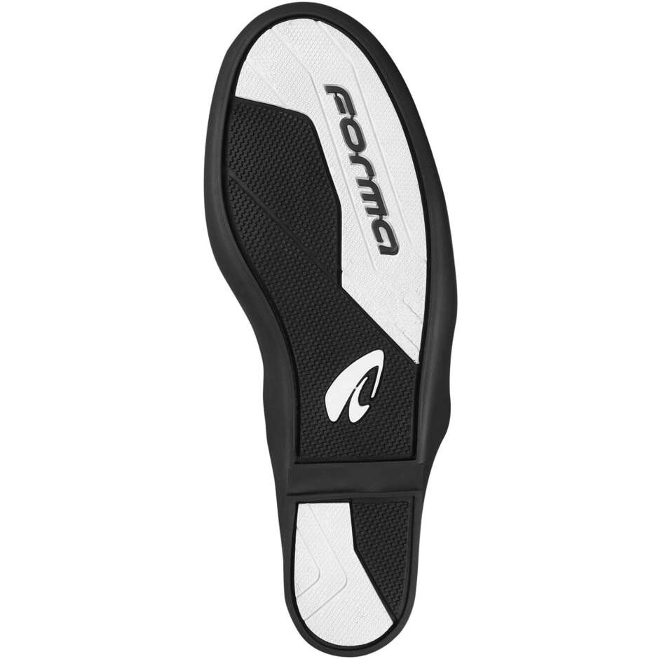 Motorcycle Racing Boots Perforated Form PHANTOM FLOW Black