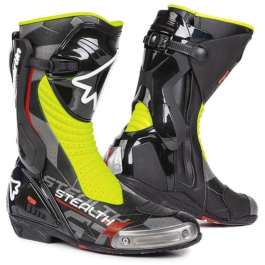 Motorcycle Racing Boots Stylmartin STEALTH EVO AIR Black