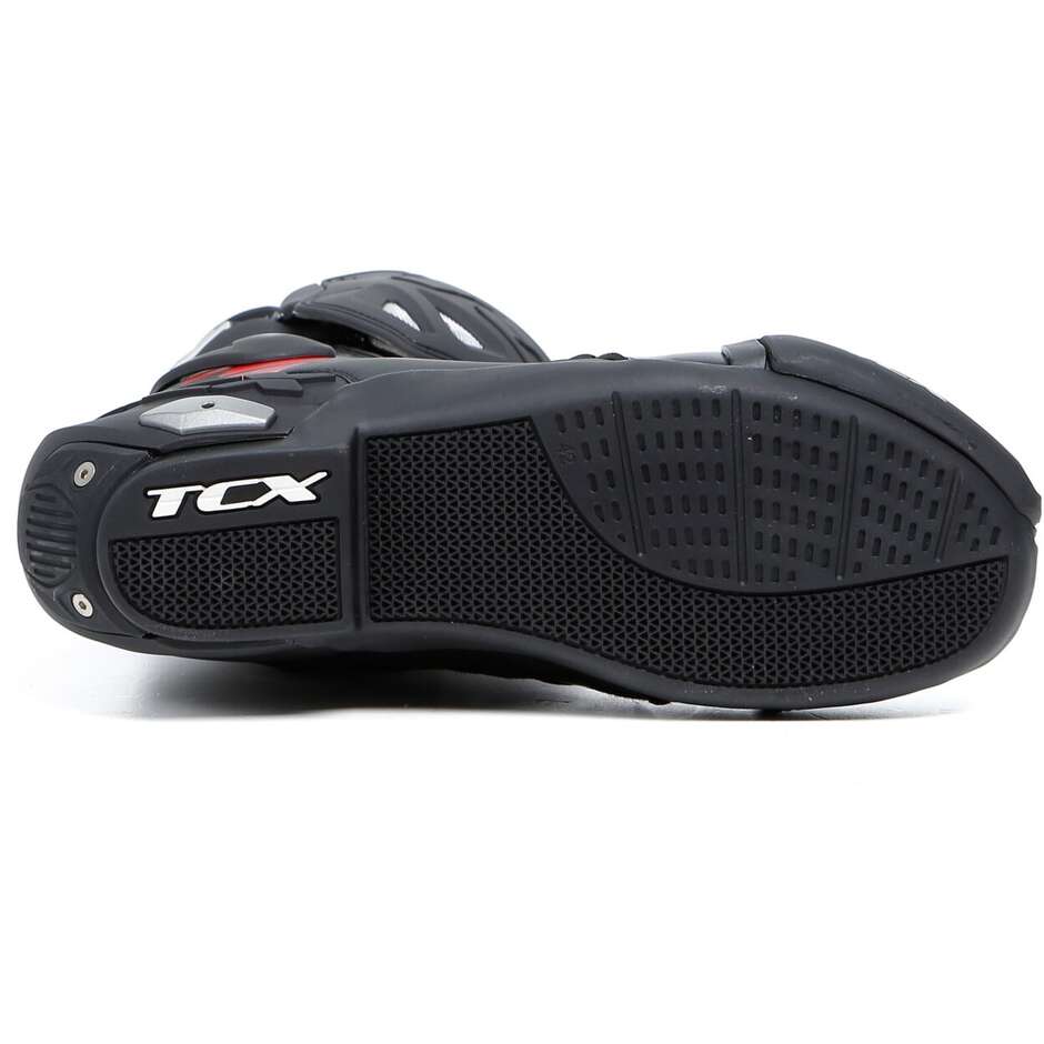 Motorcycle Racing Boots Tcx 7669 Rt-Race Black Red