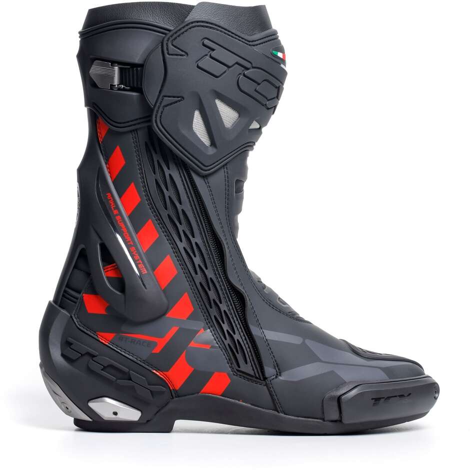 Motorcycle Racing Boots Tcx 7669 Rt-Race Black Red