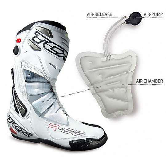 Motorcycle Racing Boots Tcx R-S2 White