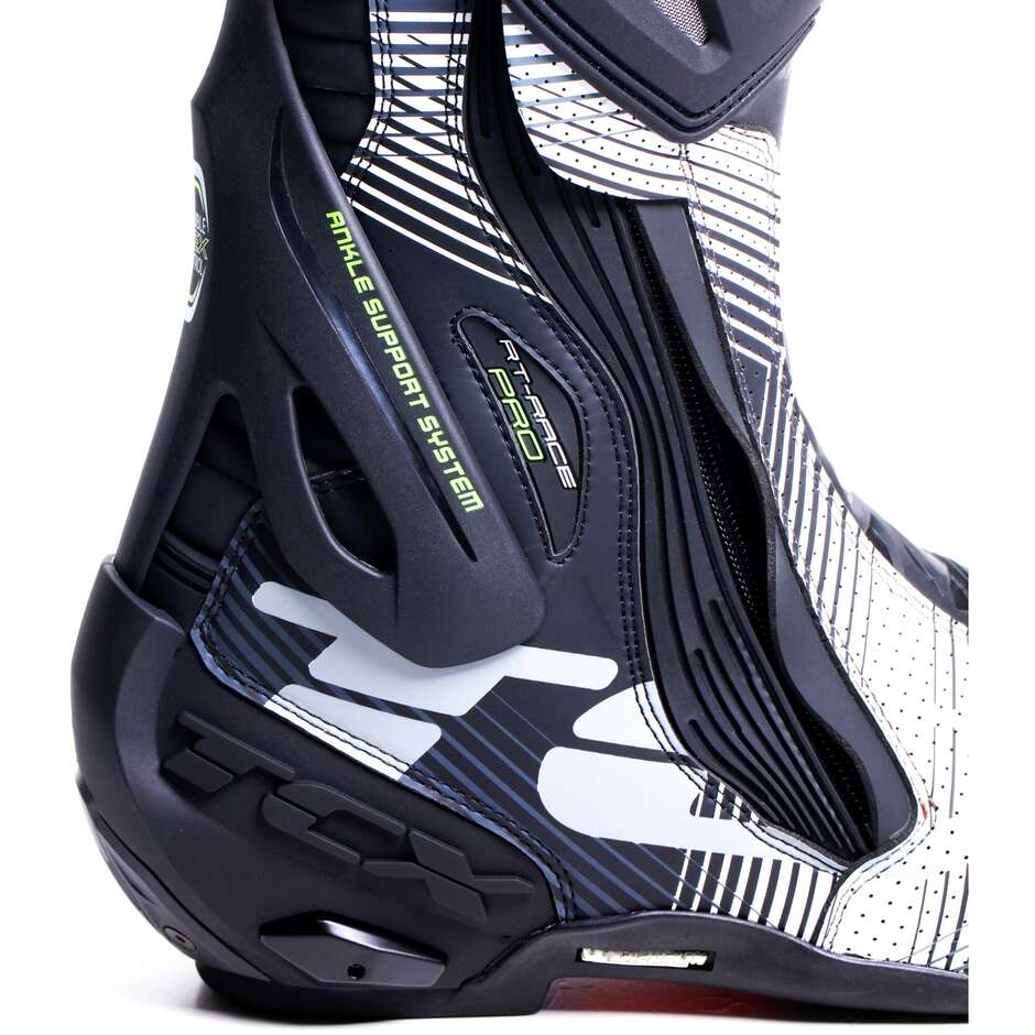 Motorcycle Racing Boots Tcx Rt-race Pro Air Black White Gray