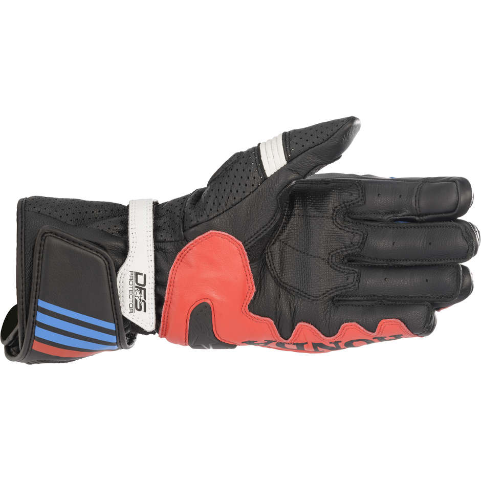 Motorcycle Racing Gloves Alpinestars HONDA GP PLUS R V2 Black Red Blue