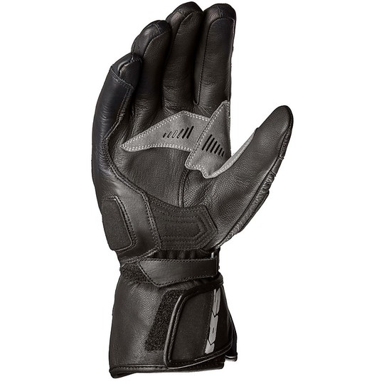 Motorcycle Racing Leather Gloves Spidi STS-R2 Black