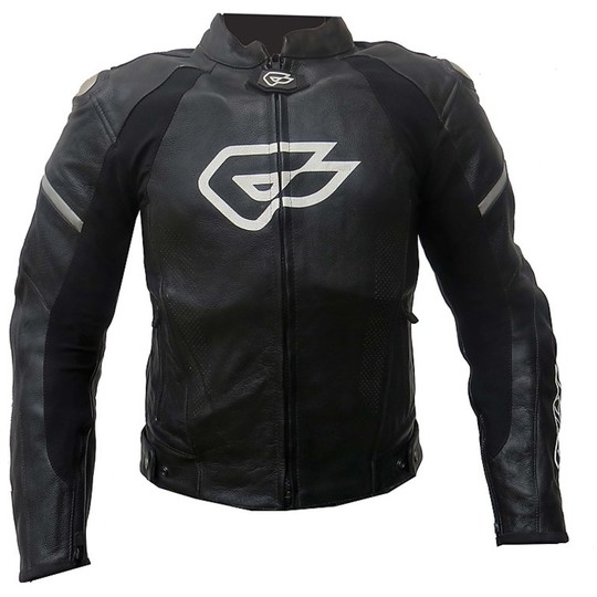 Motorcycle Racing Leather Jacket Technical Titanium It shoulders and elbows Waterproof