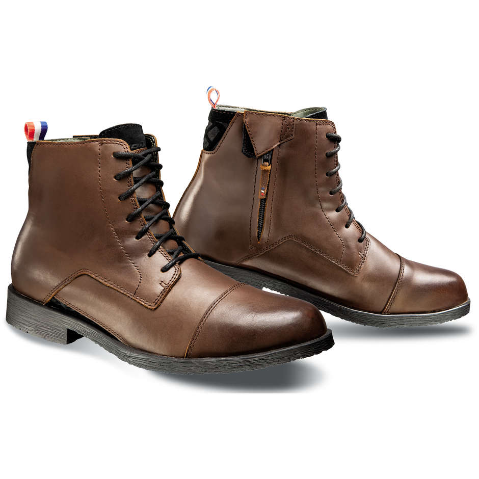 Motorcycle Shoes CE Technical Urban Style Ixon GREENWICH Brown