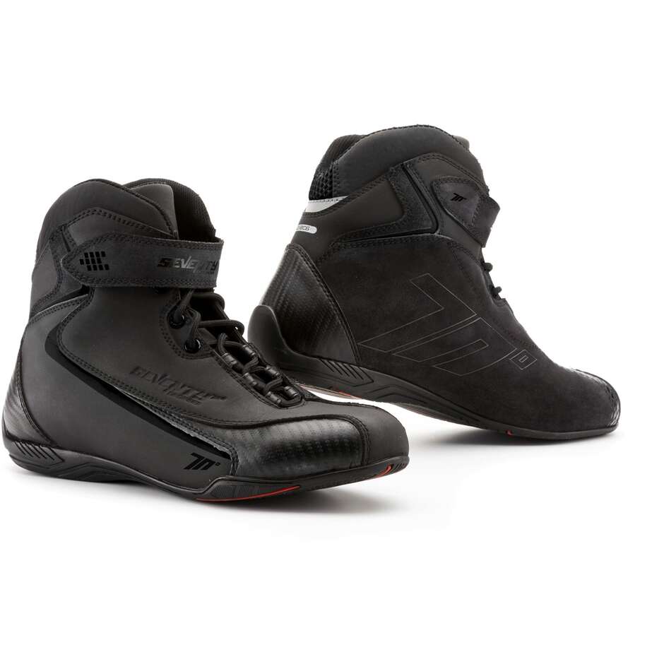 Motorcycle Shoes Seventy BC6 Breathable Black