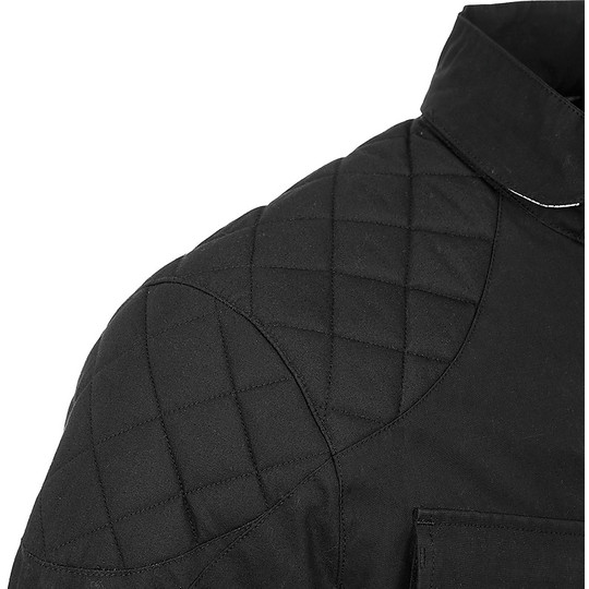 Motorcycle Vest In Urban Tucano Certified Cotton 8156MF198 POL 2G Black