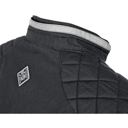 Motorcycle Vest In Urban Tucano Certified Cotton 8156MF198 POL 2G Black