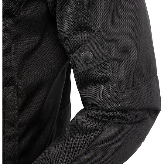 Motorcycle Vest In Urban Tucano Certified Fabric 8160mf201 NETWORK 2G Dark Blue Gray