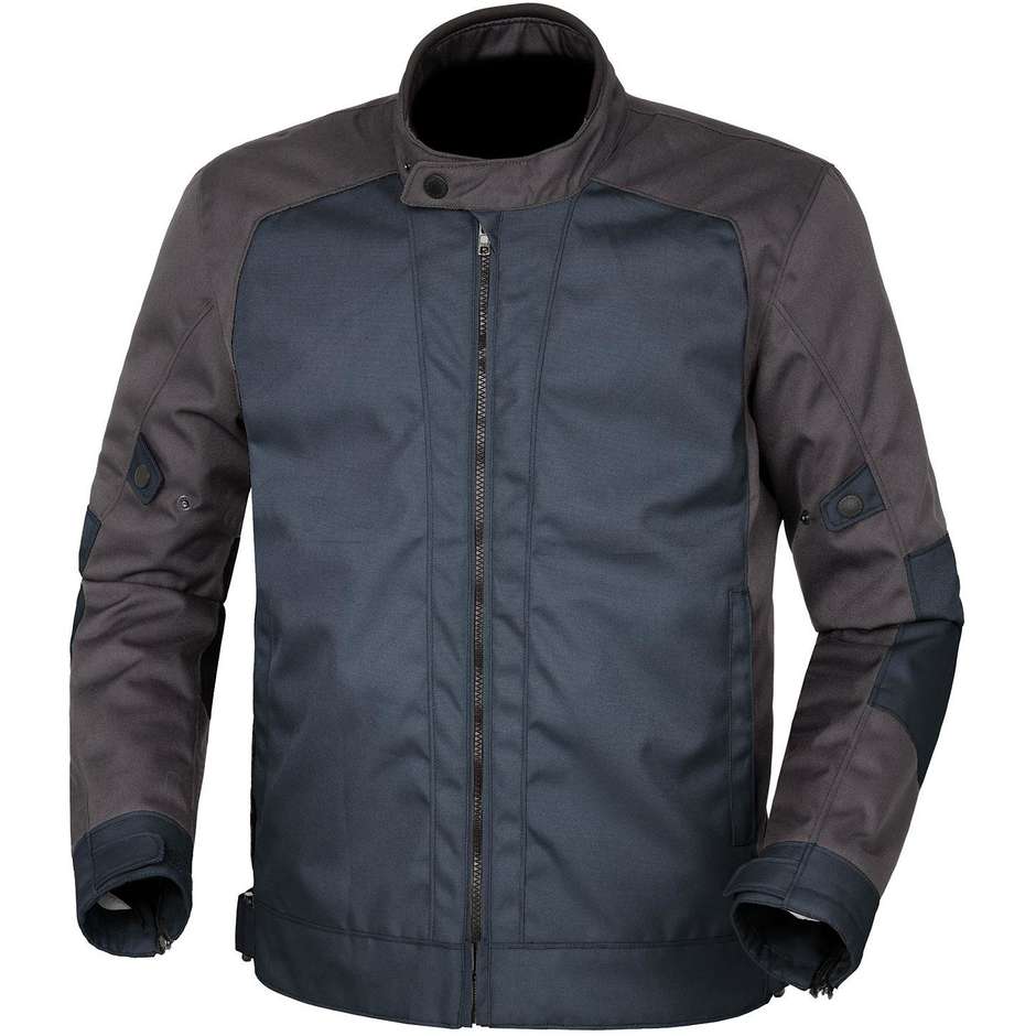 Motorcycle Vest In Urban Tucano Certified Fabric 8187mf201 TEXWORK Dark Blue Gray