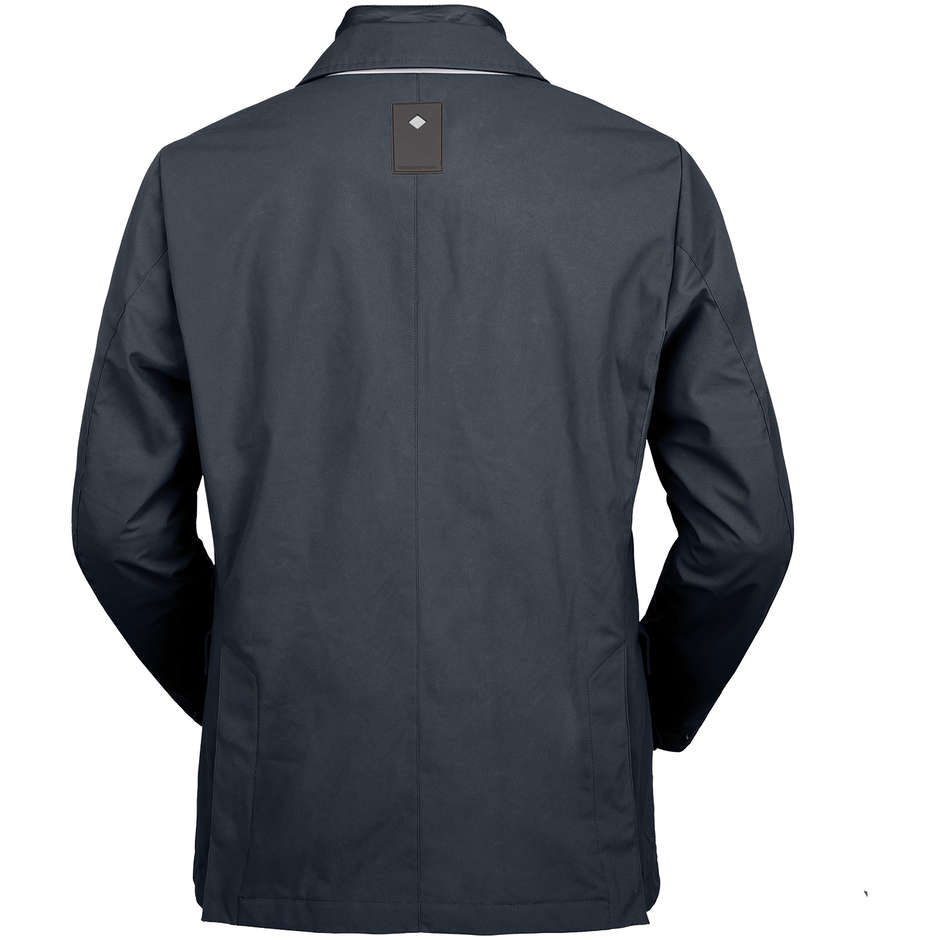 Motorcycle Vest In Urban Tucano Certified fabric 8198mf242 MANZONI Dark Blue