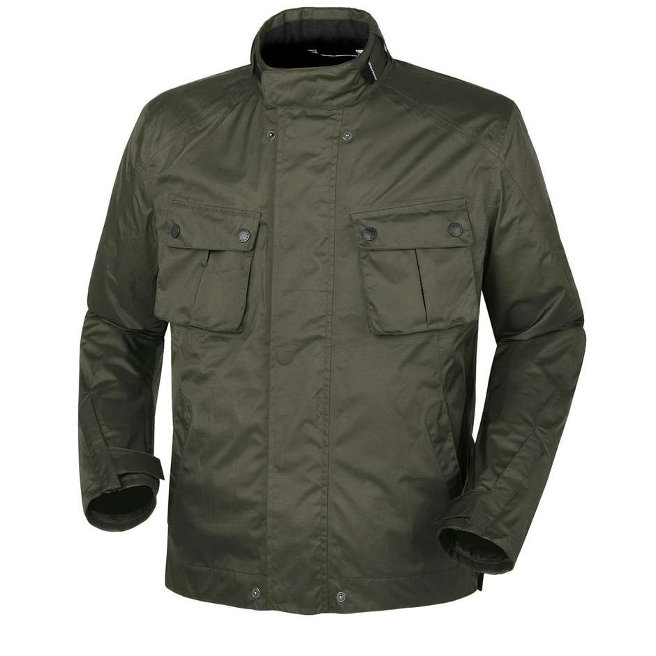 Motorcycle Vest In Urban Tucano Certified Fabric 8199mf284 AEROS 2G Dark Green