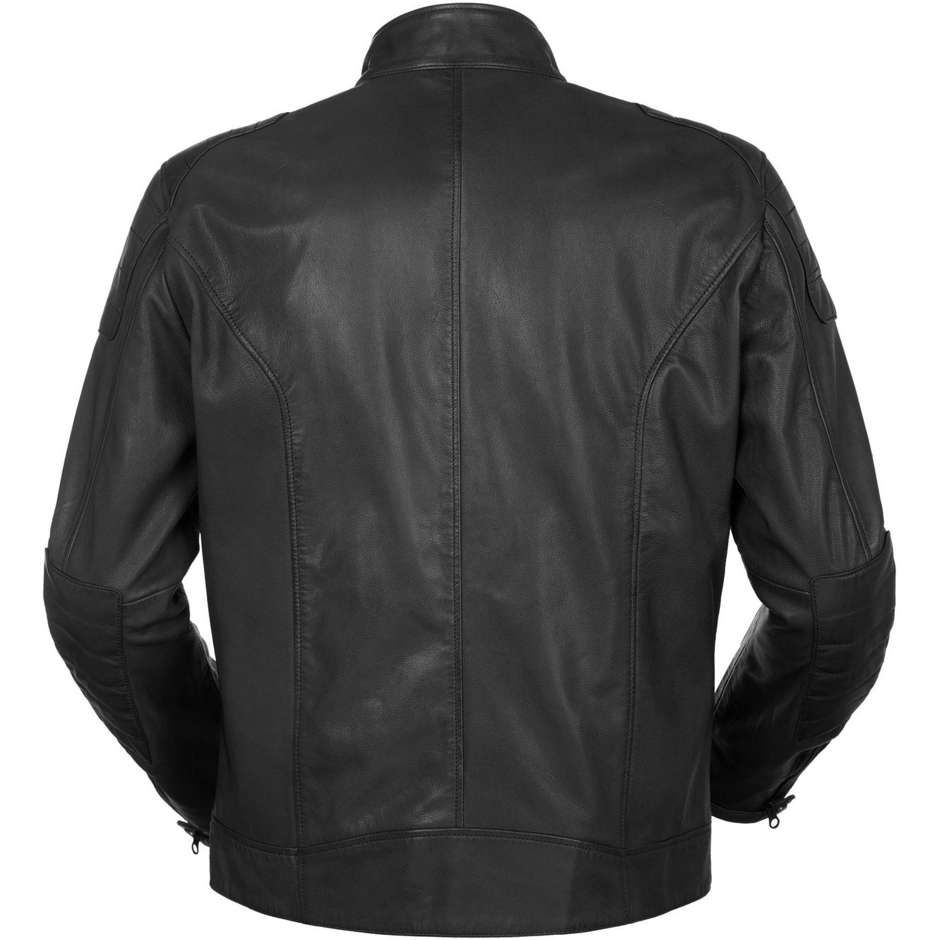 Motorcycle Vest In Urban Tucano Certified Leather 8189MF079 PEL 2G Black