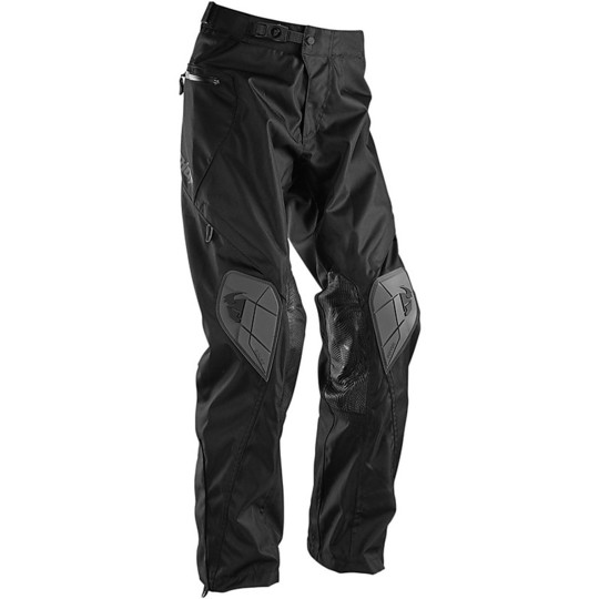 Motorcycles cross Enduro pants Thor Range Black Charcoal Impermeabili