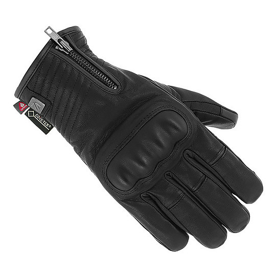 Motorrad-Handschuhe aus Leder Vquattro Cafe Racer GTX Black EC  Online-Verkauf - Outletmoto.eu