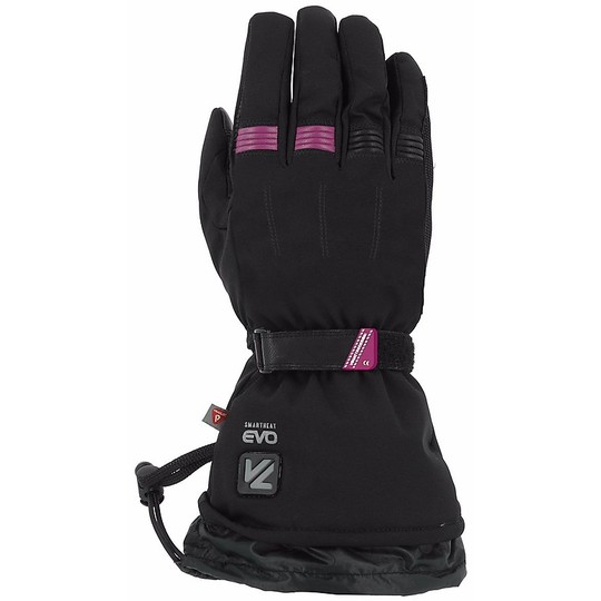 Motorrad-Handschuhe Damen in Stoff Winter-Warming Vquattro Metropole Lady Black