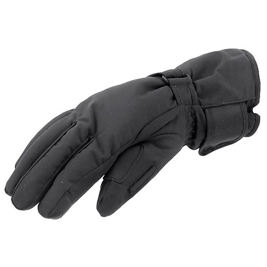Motorrad-Handschuhe im OJ Stoff Schwarz-Biss