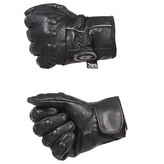 Motorrad-Handschuhe Leder Richter Modell Drug Mit Verstärkungen an Knöchel