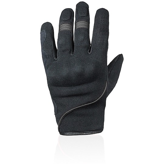 Motorrad-Handschuhe Sommer-Frauen-Darts in splah Lady Black Fabric-Zertifikat