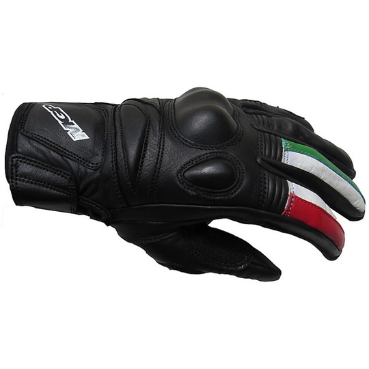 Motorrad-Handschuhe Sommer Ruhm MGP Italien Komplett Leder sehr weich mit Protections
