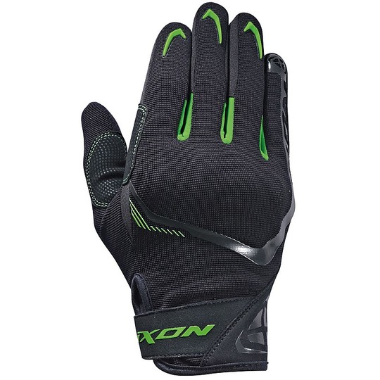 Motorrad-Handschuhe Sommer Textil Ixon RS LIFT 2.0-Schwarz-Grün