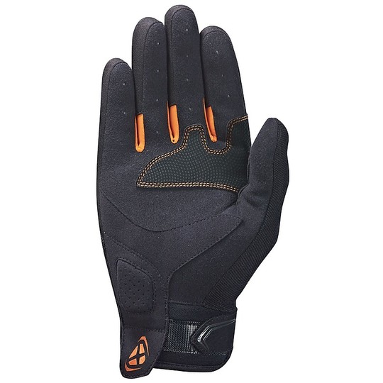 Motorrad-Handschuhe Sommer Textil Ixon RS LIFT 2.0 Schwarz Orange