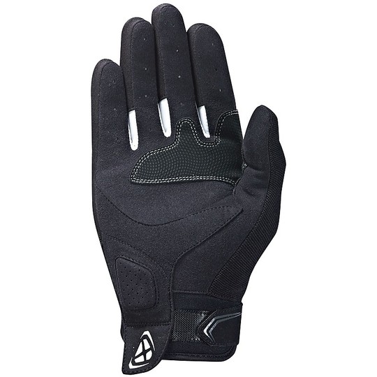 Motorrad-Handschuhe Sommer Textil Ixon RS LIFT 2.0 Schwarz Weiß