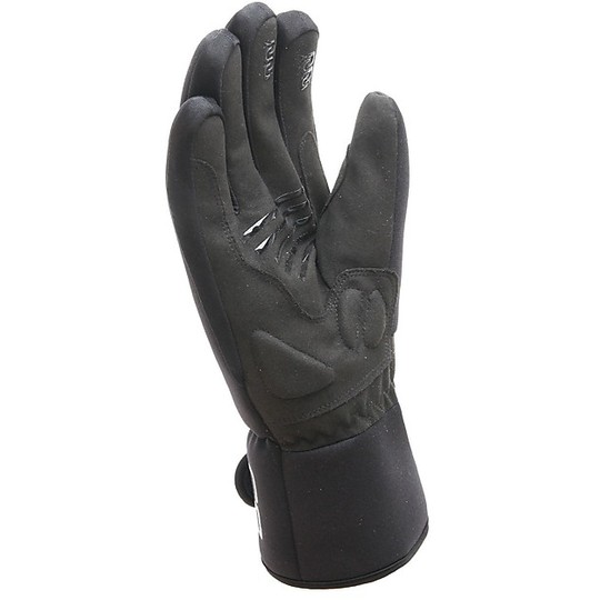 Motorrad-Handschuhe Stoff Wasserdicht OJ Feder-Schwarz-Weiß