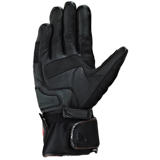 Motorrad-Handschuhe Winter-Frau Ixon Pro Apex 2 HP Schwarz / Rot