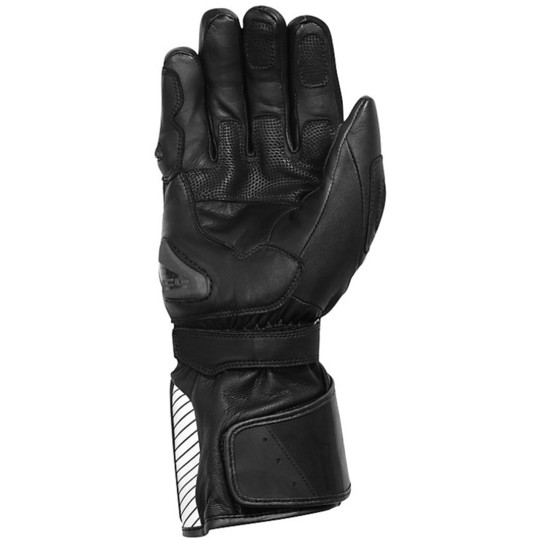 Motorrad-Handschuhe Winter-Leder Rev'it Alaska GTX Gore-Tex Blacks