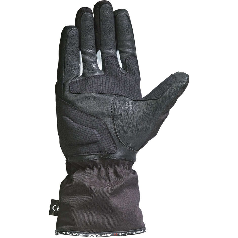 Motorrad-Handschuhe Winter-Stoff Ixon PRO EC ARROW Schwarz Weiß