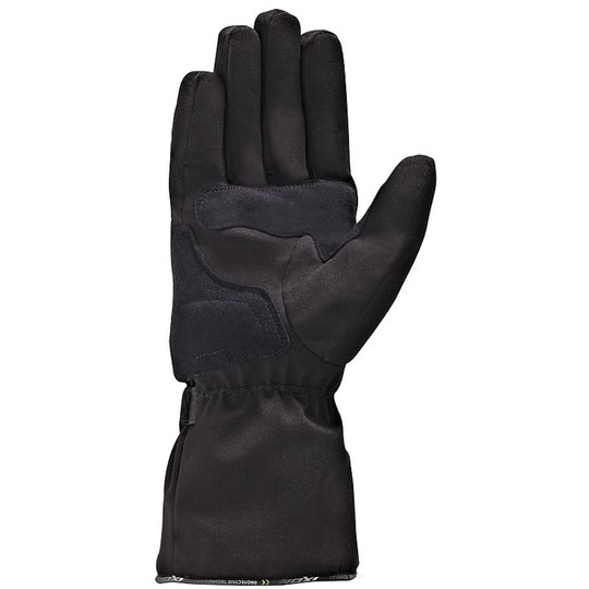 Motorrad Handschuhe Winter Stoff und Leder Spy Ixon Pro HP Schwarz / Gelb