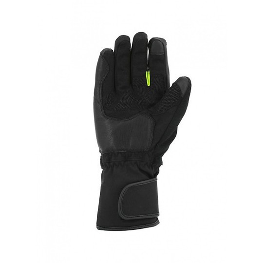 Motorrad-Handschuhe Winter-Stoff Vquattro Aktiv 17 Schwarz Gelb