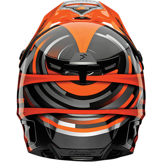 Motorrad-Helm Enduro Cross Thor Verge 2017 Vortechs orange Fluo Grau